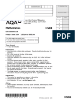 Aqa MS1B QP Jun14 PDF