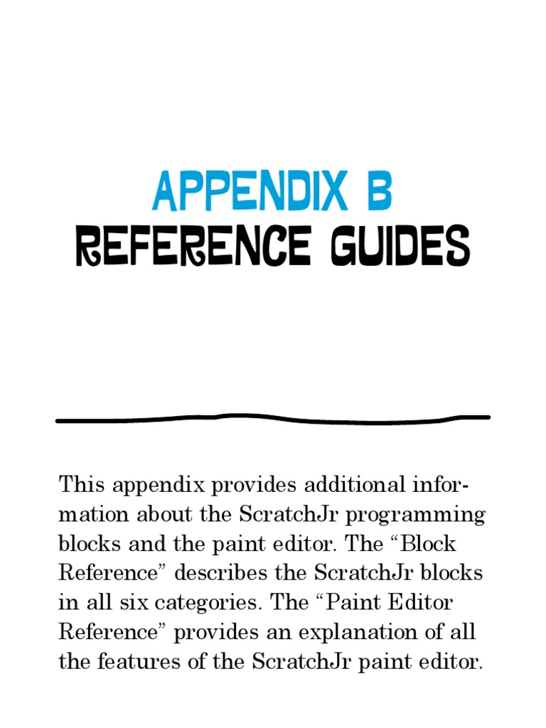 Scratchjr Reference Page Download Free Pdf Computing Software