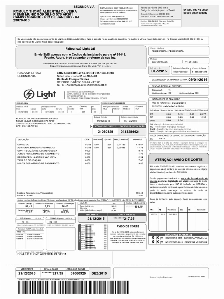 Comprovante De Residencia II PDF