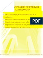 Planificación y Control de La Produccion