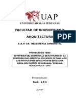 Modelo de Proyecto de Tesis UAP