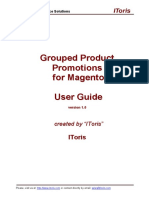 Magento Grouped Product Promotions Userguide