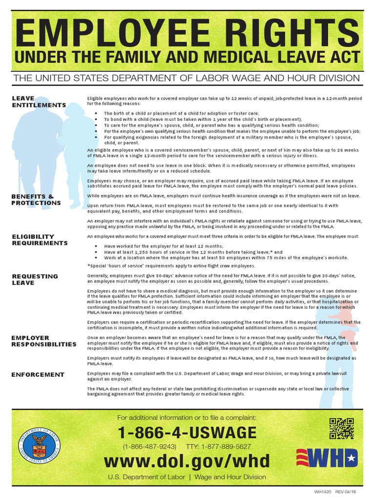 Family and Medical Leave Act | PDF | Family And Medical Leave Act Of