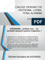 Alcaloizi Derivati de Histidina, Lizina, Fenil-Alanina