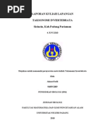 Download Laporan Kuliah Lapangan Taksonomi Invertebrata by Ahmad Fadli SN33108946 doc pdf