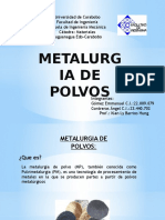 Metalurgia de Polvos Presentacion