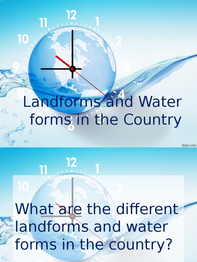 Major Landforms and Waterforms in the Philippines | PDF | Valley ...