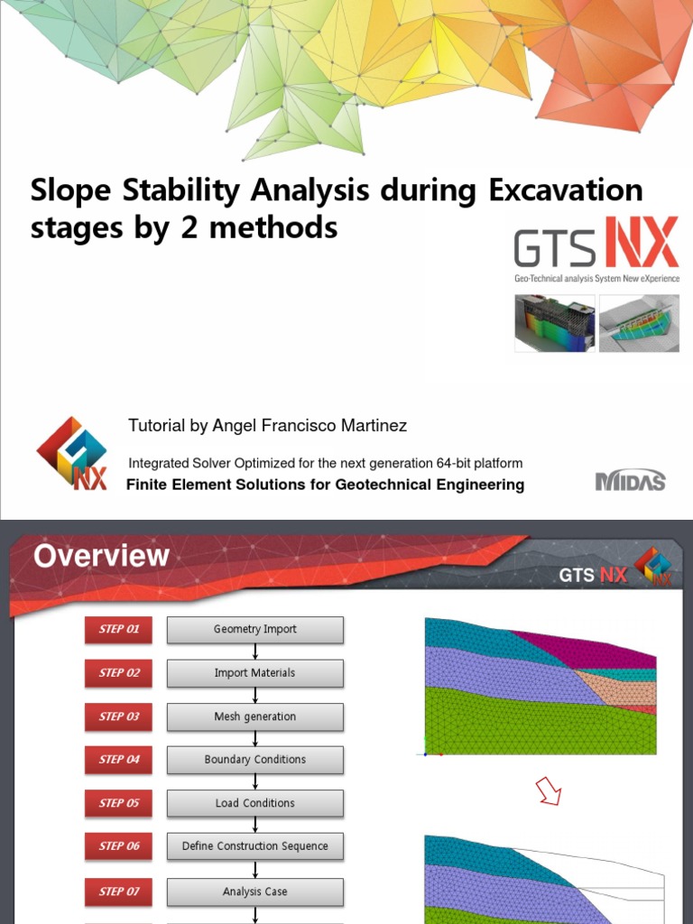GTS NX Slope Stability Analysis Guide | PDF | Mechanical Engineering ...
