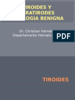 Tiroides y Paratiroides. DR Hernandez.