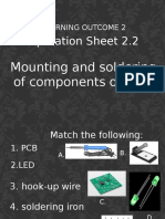 Operation Sheet 2.2: Learning Outcome 2