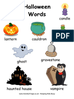 Halloween Word Poster 2 PDF