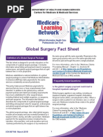 Global Surgery Fact Sheet: Centers For Medicare & Medicaid Services