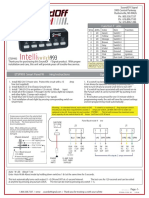 INTELLIswitch993 Instruction Sheet