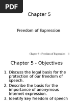 Chapter 5 - Freedom of Expression 1