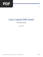 Cisco Catalyst 3850 Switch: Services Guide