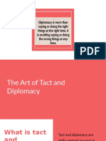 Diplomacy: by Cherane Christopher