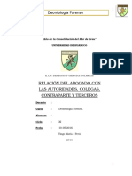 Relación Del Abogado Con Las Autoridades