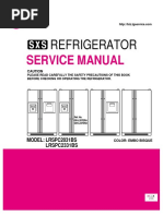 Lrspc2331xx LG 22.8 Cu FT Side by Side Refrigerator Service Manual