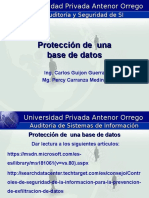 Protección de Una Base de Datos