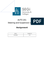 AUTO 201 Steering and Suspension System