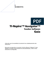 TI-NSpire Navigator Guide ES