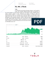 Tesla Motors, Inc. (Tsla) : Company Description