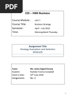 Download WHSmith strategy evaluation and selection by Rashida Yvonne Campbell SN33111342 doc pdf