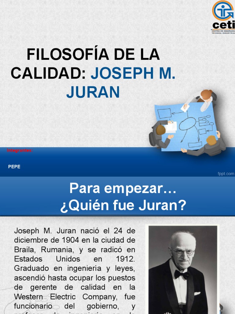 JURAN | PDF | Calidad (comercial) | Diseño