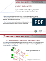 Dynamic Light Scattering (DLS) : What's It For