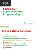 Spring AOP: Aspect Oriented Programming