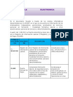 Planilla Electronica - Informe