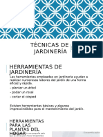 Técnicas de Jardinería