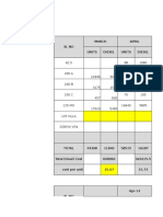 Aurum Dg Set Consumtion Upto Aug 2014