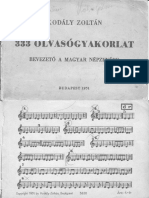Kodály Zoltán - 333 Olvasógyakorlat PDF