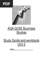 Business Studies Student Guide U2