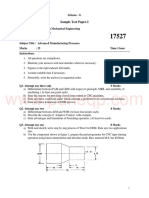 Advanced Manufacturing Process