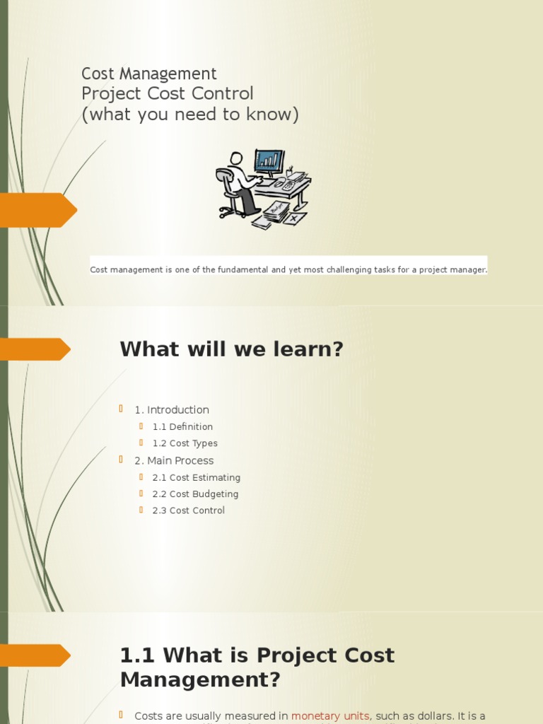 Project Cost Management Essentials | PDF | Cost Accounting | Economies