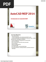 Introduction To AutoCAD MEP