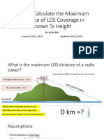 To Calculate The Maximum LOS Coverage PDF