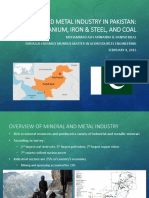 Mineral and Metal Industry in Pakistan (Presentation)