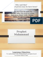 Lesson 14 - Prophet Muhammad