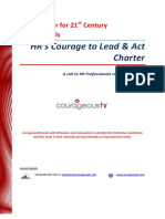 HR's Courage To Lead & Act Charter