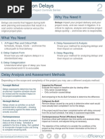 Delay Log Construction Delays Efficiency Notes Project Controls Series