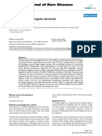 Orphanet Journal of Rare Diseases: Osteosarcoma (Osteogenic Sarcoma)