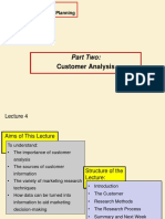 MKT3110 - WK - 5 - Lect 4 Customer Analysis PDF