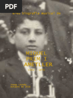 Breu Biografia Musical de MIQUEL PRIM I AMETLLER