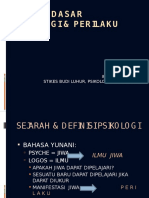 Konsep Dasar Psikologi & Perilaku