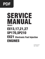 Robin Ex 13 Service Manual 4 5 4 3 Hp Engine Internal Combustion Engine Horsepower