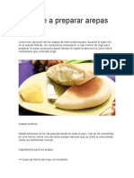 Aprende A Preparar Arepas Andinas