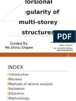 Torsional Irregularity of Multi-Storey Structures Presentation